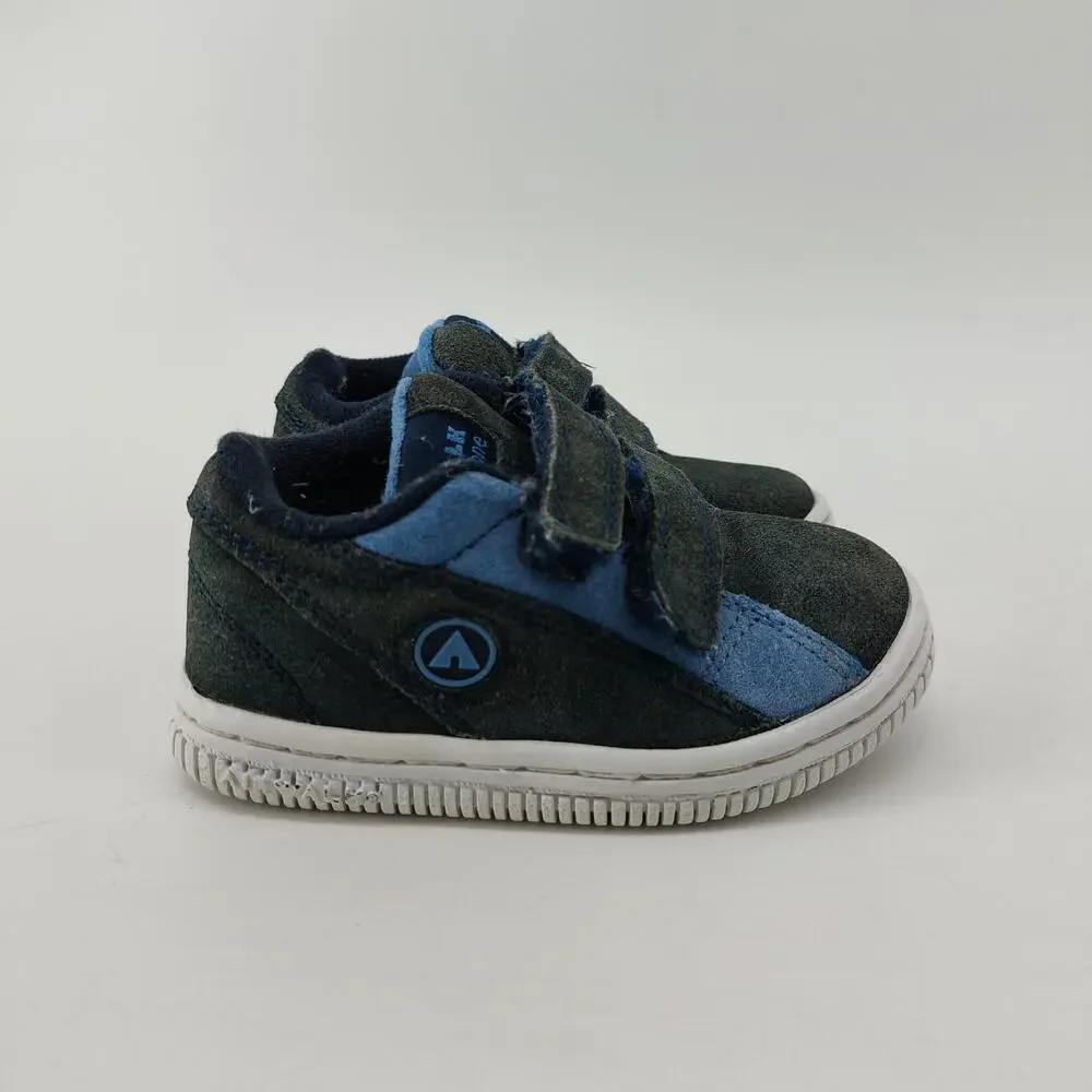 Airwalk Leather Upper Size 6.5 Toddler Hook & Loop Boys
